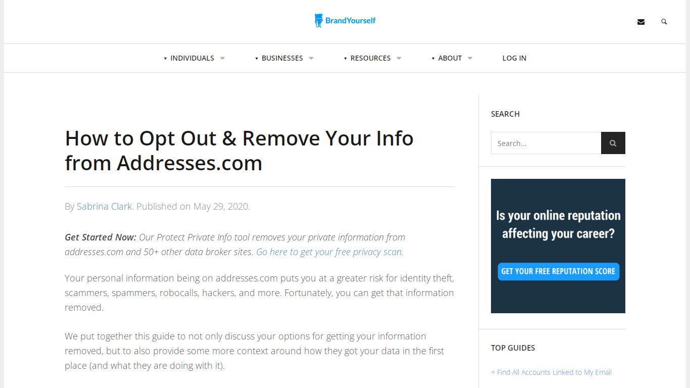 How to Opt Out & Remove Your Info from Addresses.com